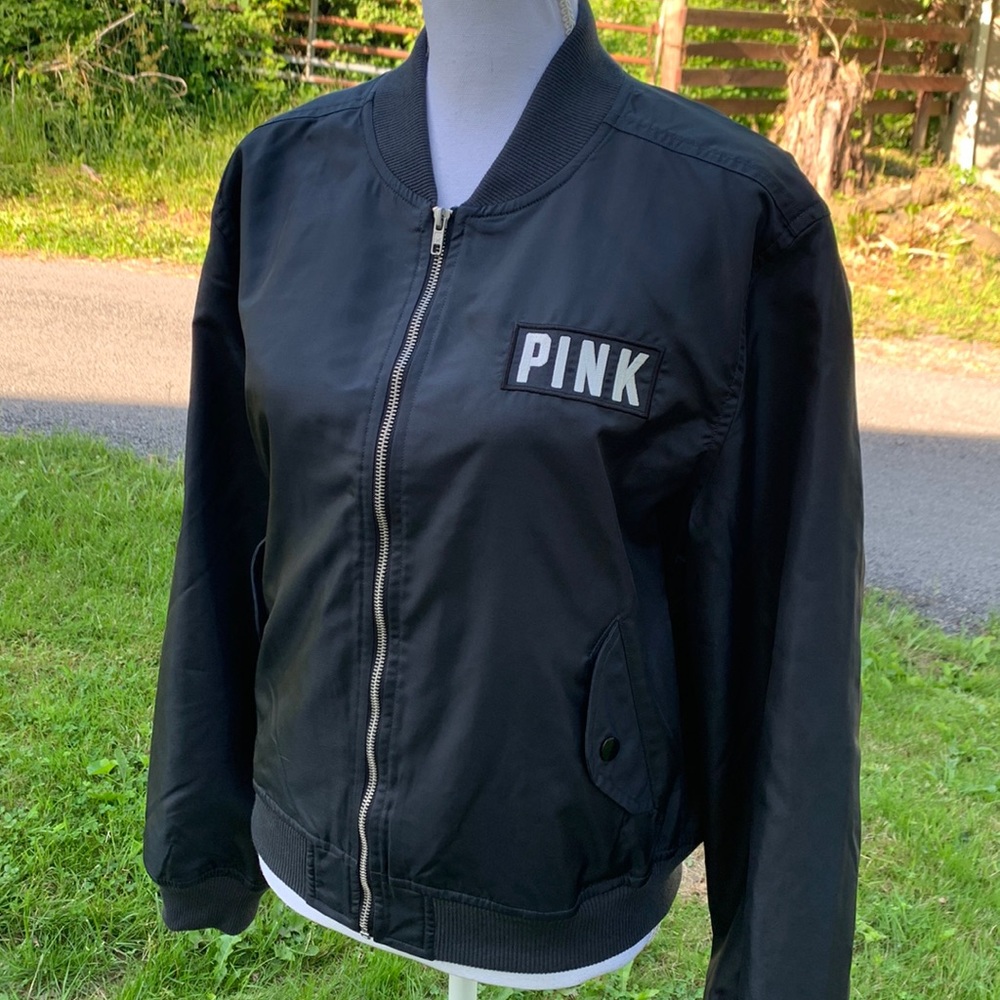 VS PINK Navy Flight Bomber Jacket